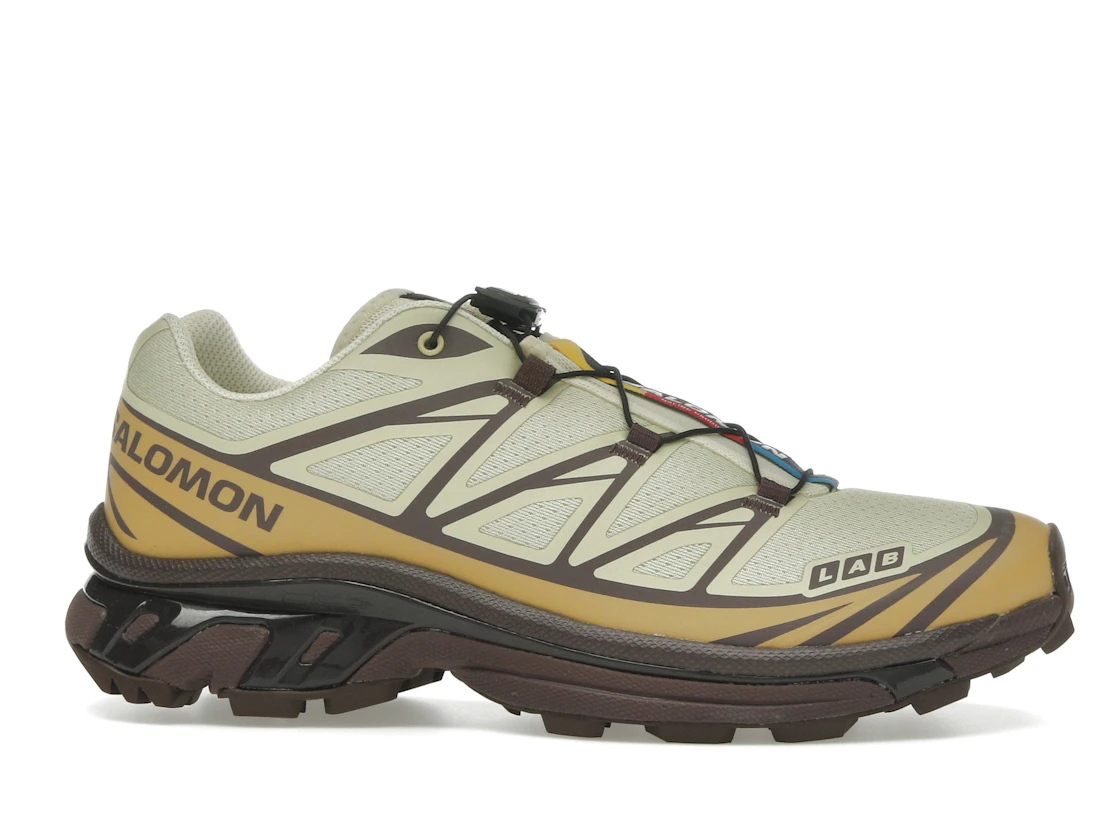 Vue 2 de Salomon XT-6 Dusty Yellow French Roast