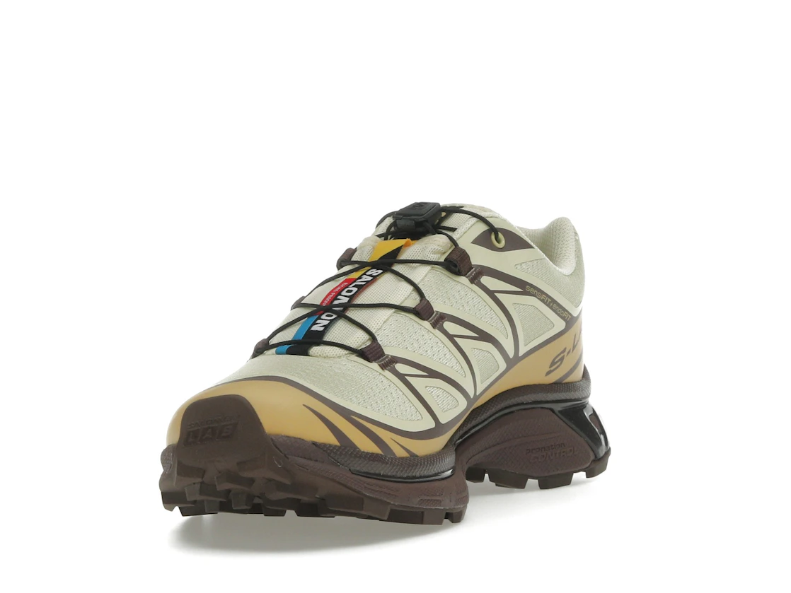 Vue 13 de Salomon XT-6 Dusty Yellow French Roast