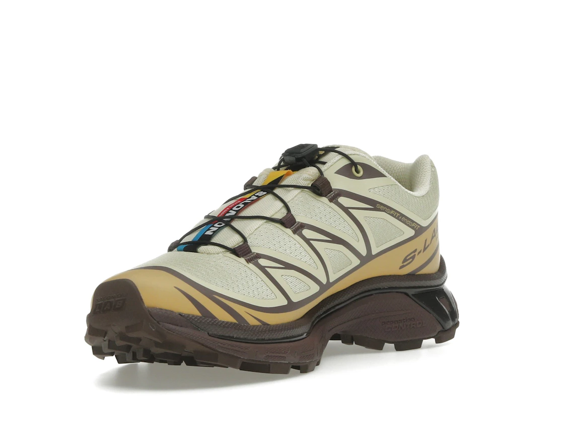 Vue 14 de Salomon XT-6 Dusty Yellow French Roast