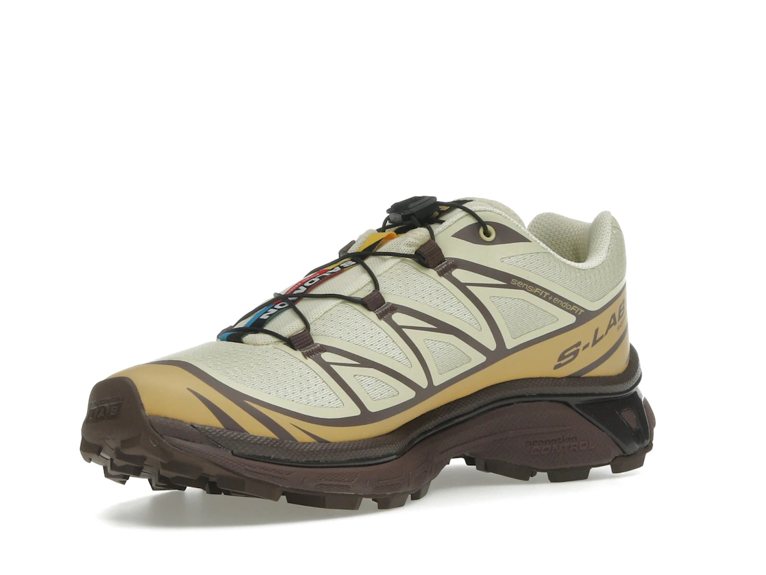 Vue 15 de Salomon XT-6 Dusty Yellow French Roast