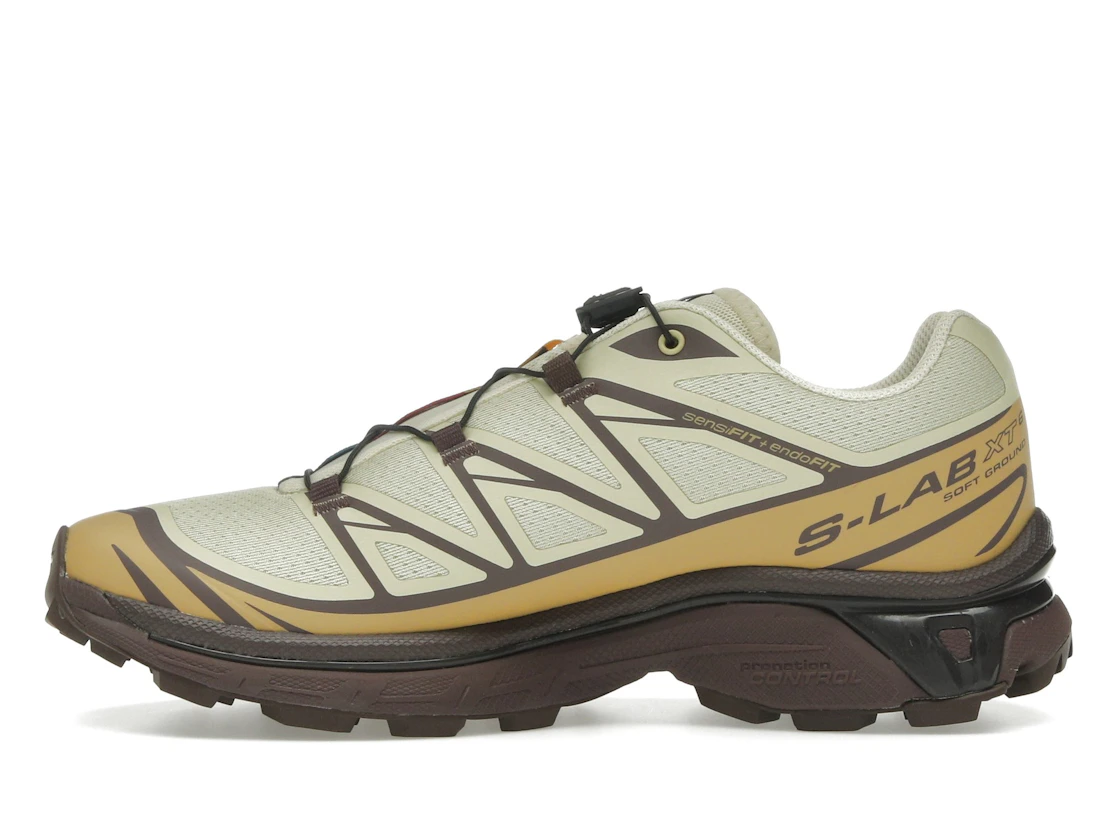 Vue 19 de Salomon XT-6 Dusty Yellow French Roast
