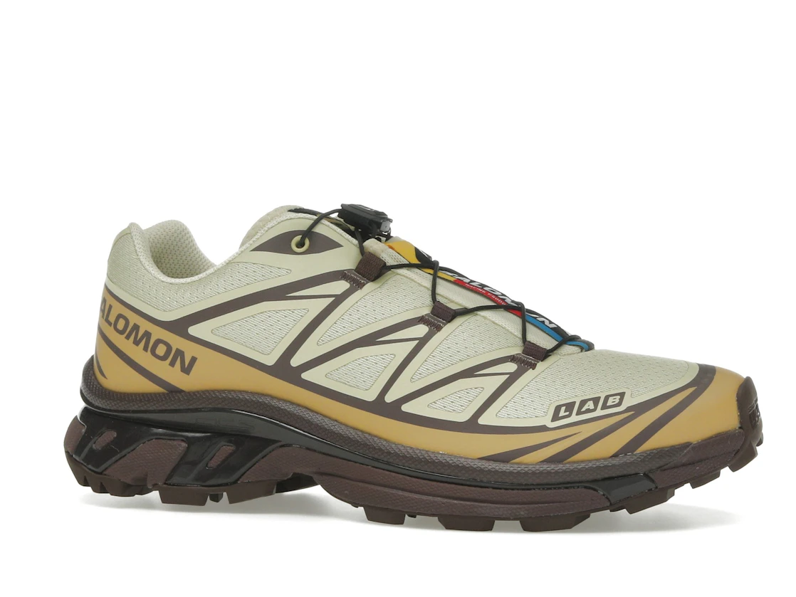 Vue 3 de Salomon XT-6 Dusty Yellow French Roast