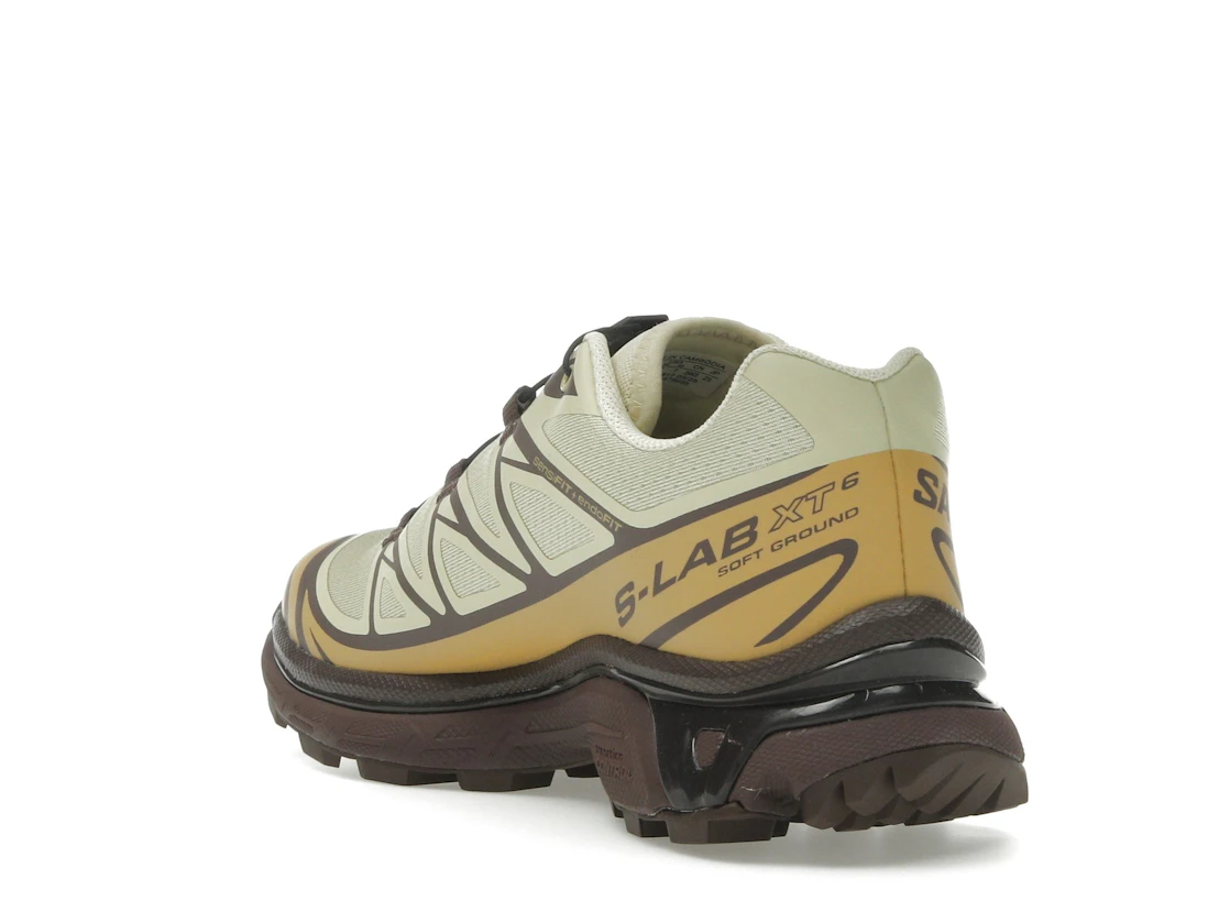 Vue 25 de Salomon XT-6 Dusty Yellow French Roast