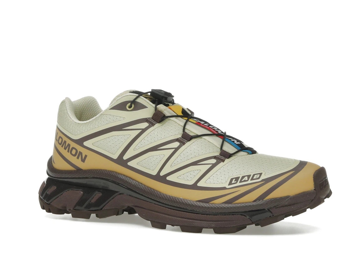 Vue 4 de Salomon XT-6 Dusty Yellow French Roast
