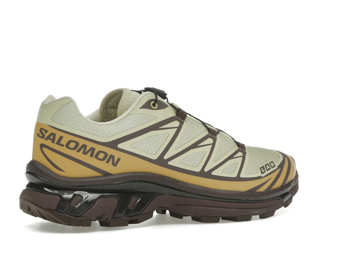 Vue 34 de Salomon XT-6 Dusty Yellow French Roast