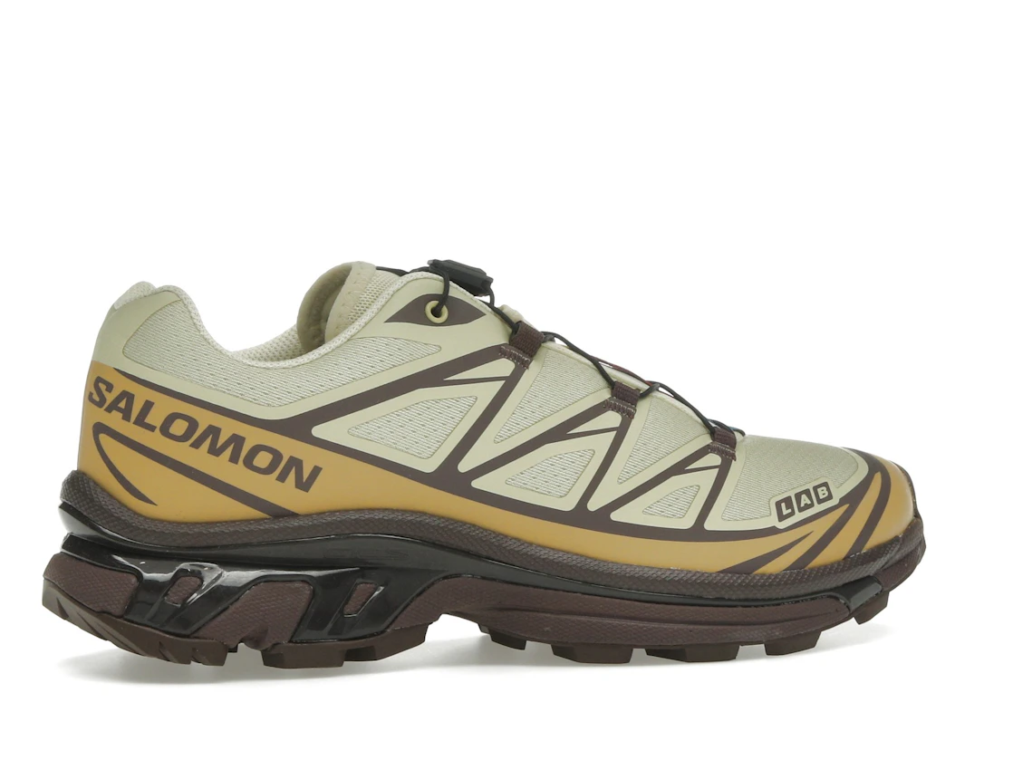 Vue 35 de Salomon XT-6 Dusty Yellow French Roast