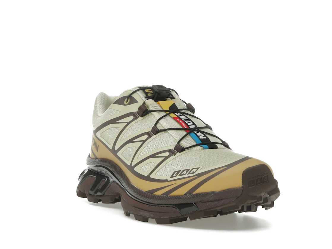 Vue 7 de Salomon XT-6 Dusty Yellow French Roast