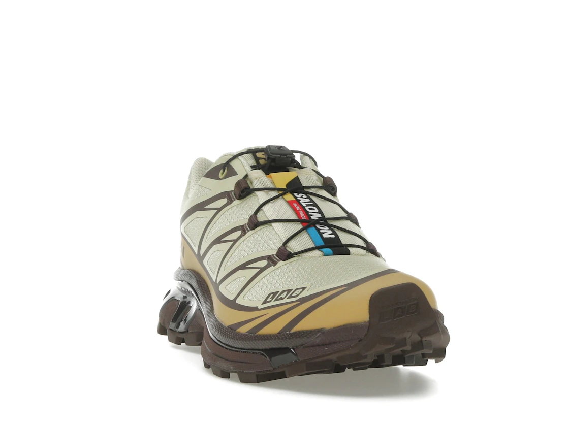 Vue 8 de Salomon XT-6 Dusty Yellow French Roast