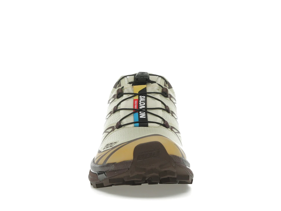 Vue 10 de Salomon XT-6 Dusty Yellow French Roast
