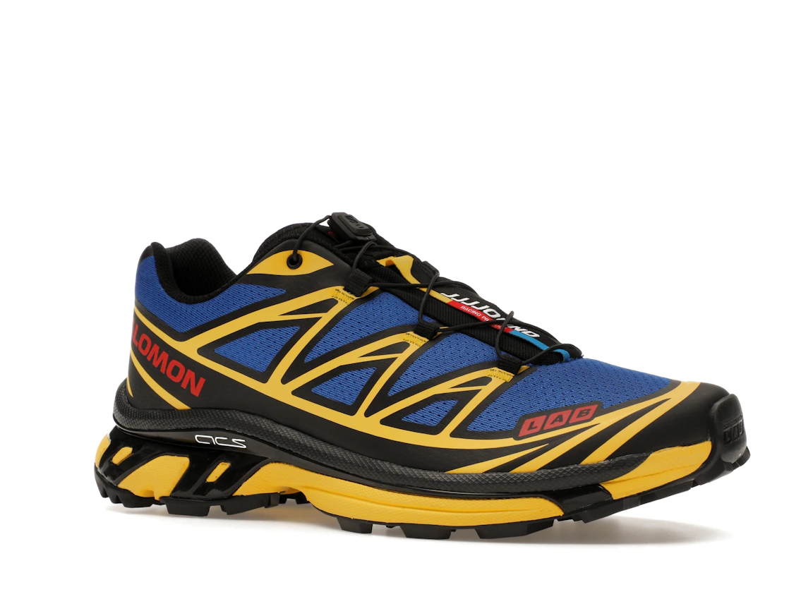 Vue 4 de Salomon XT-6 JJJJound Nautical Blue Lemon