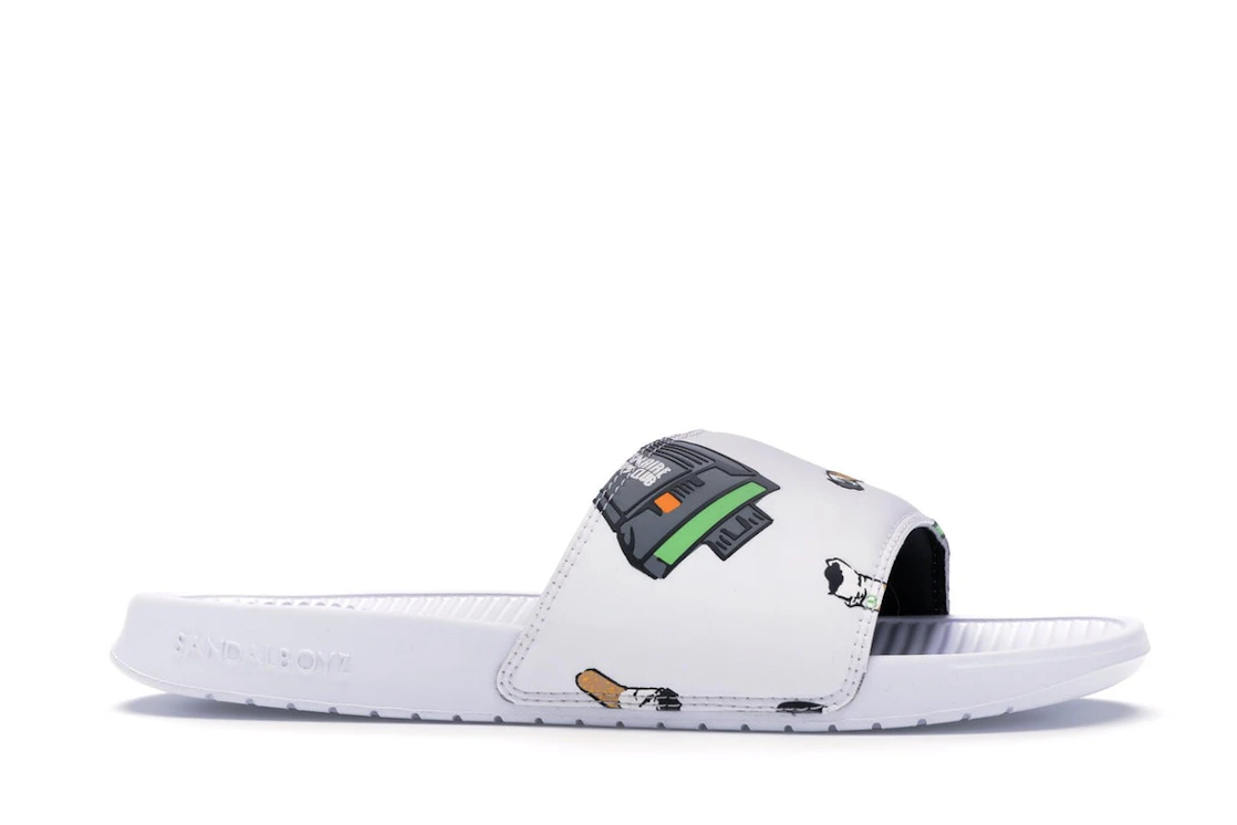 Vue 2 de Sandalboyz Slides Billionaire Boys Club Beepers and Cigarettes
