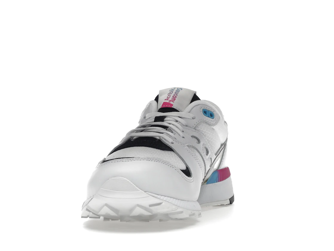 Vue 12 de Saucony Azura Acribik Miami White (Friends and Family)