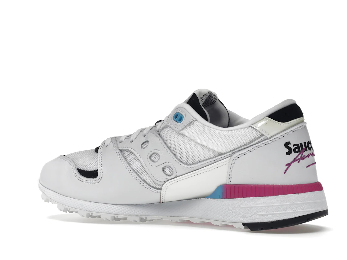 Vue 22 de Saucony Azura Acribik Miami White (Friends and Family)