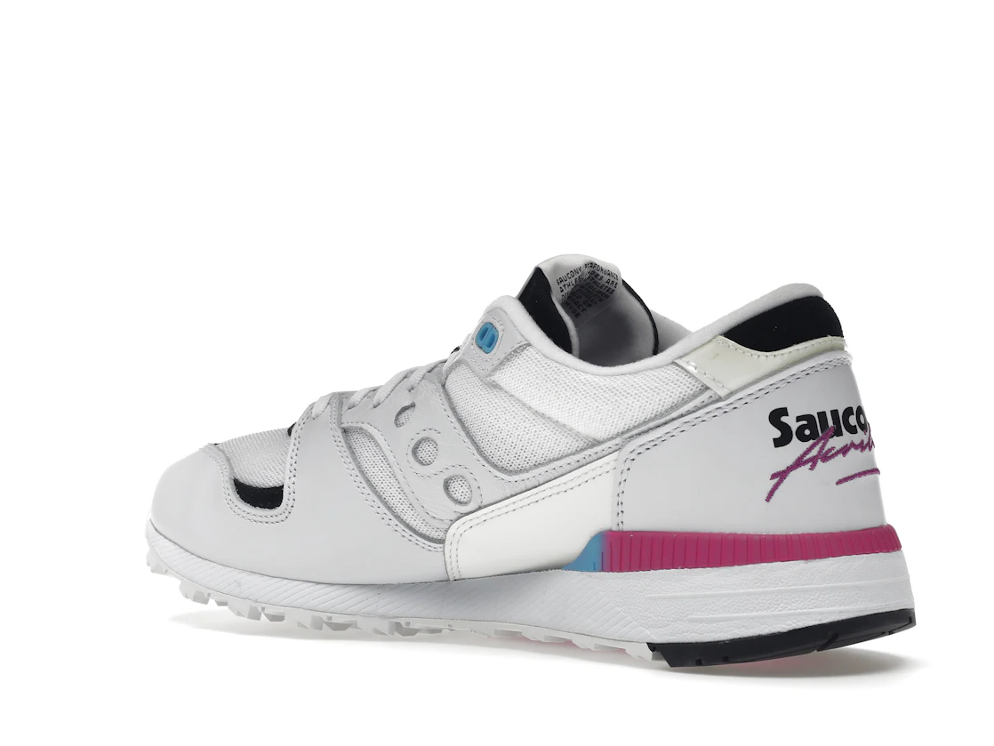 Vue 23 de Saucony Azura Acribik Miami White (Friends and Family)