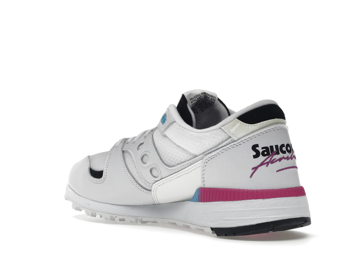 Vue 24 de Saucony Azura Acribik Miami White (Friends and Family)