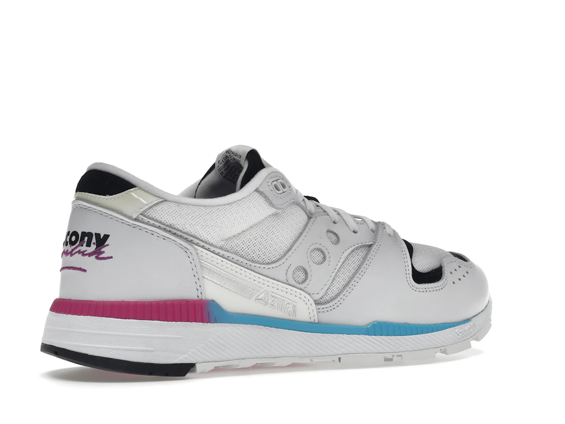 Vue 34 de Saucony Azura Acribik Miami White (Friends and Family)