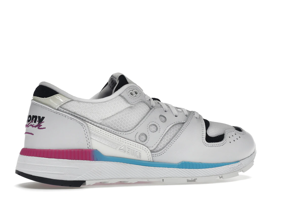 Vue 35 de Saucony Azura Acribik Miami White (Friends and Family)