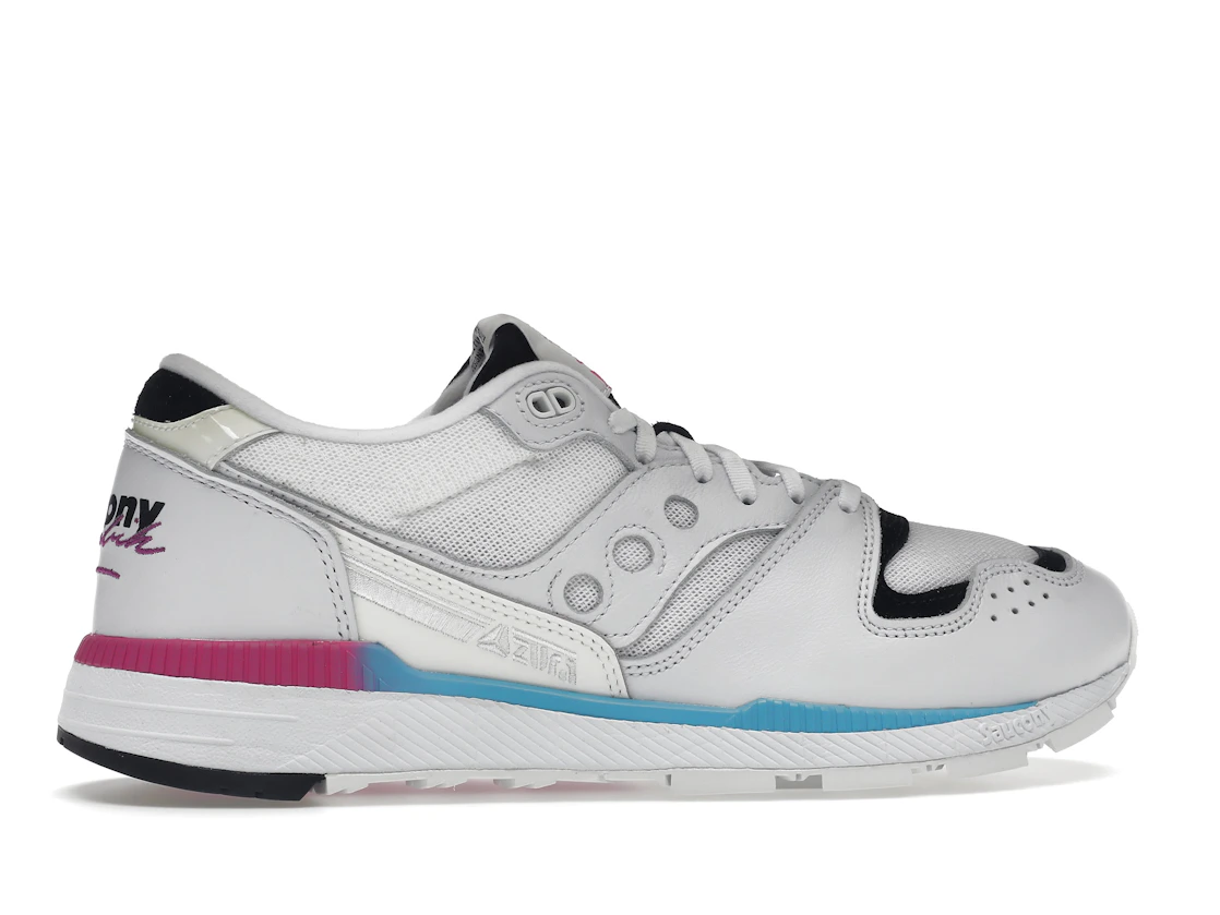 Vue 36 de Saucony Azura Acribik Miami White (Friends and Family)