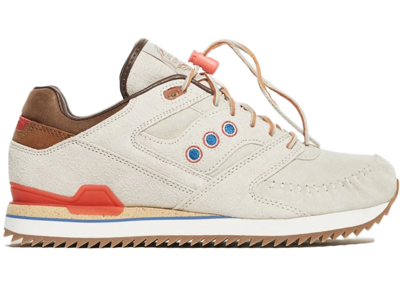 Saucony Courageous Moc Lapstone & Hammer Two Rivers Bone White