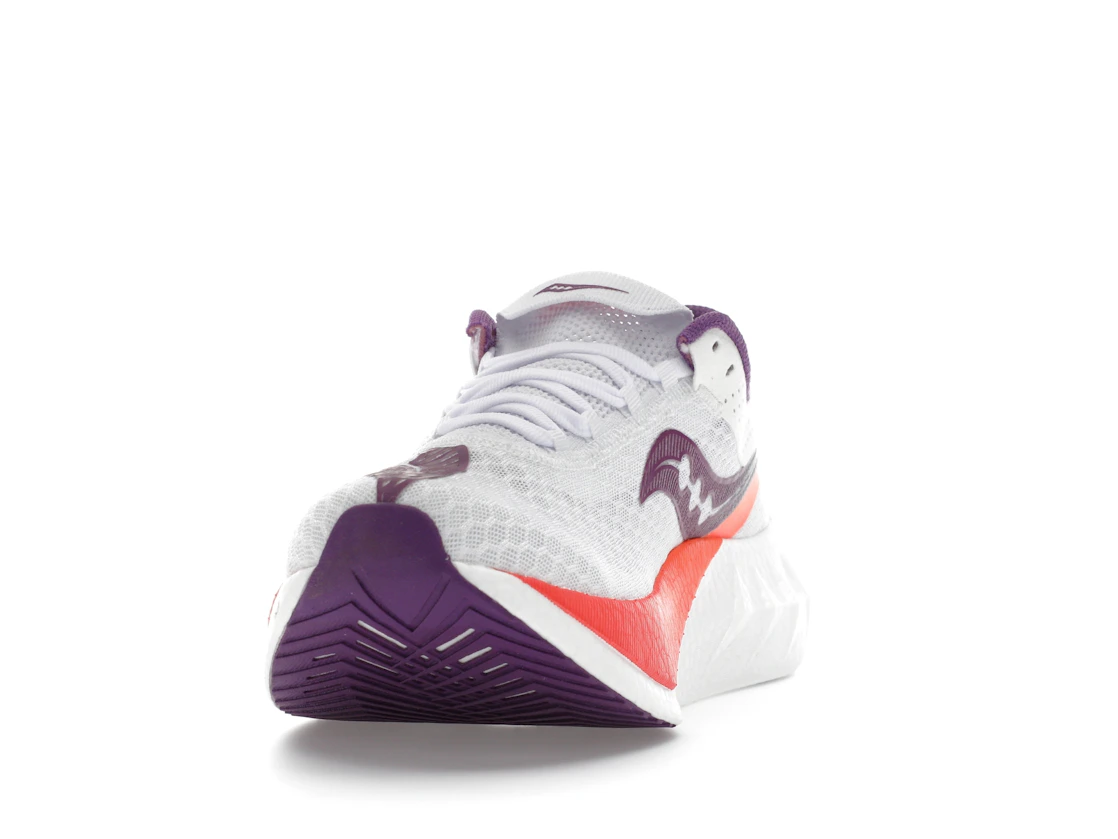 Vue 12 de Saucony Endorphin Pro 4 White Violet 