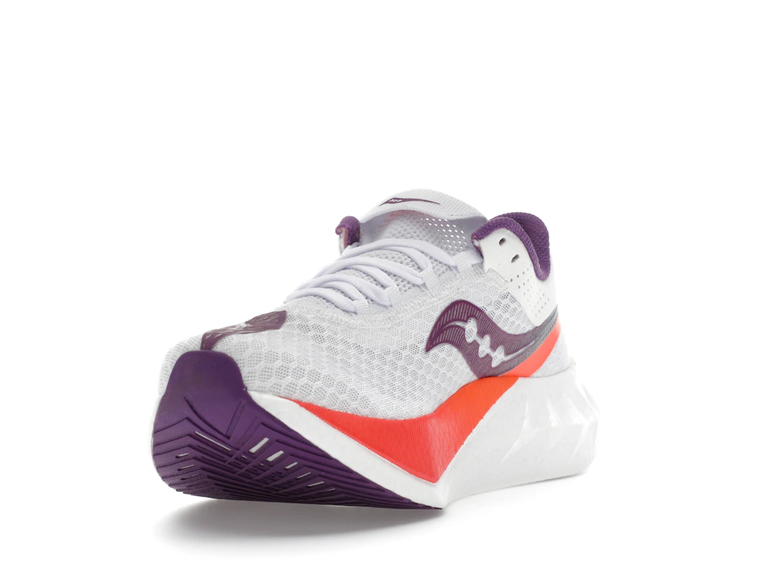 Vue 13 de Saucony Endorphin Pro 4 White Violet 