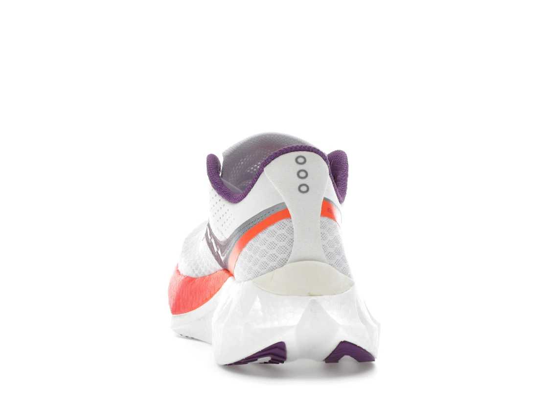 Vue 27 de Saucony Endorphin Pro 4 White Violet 