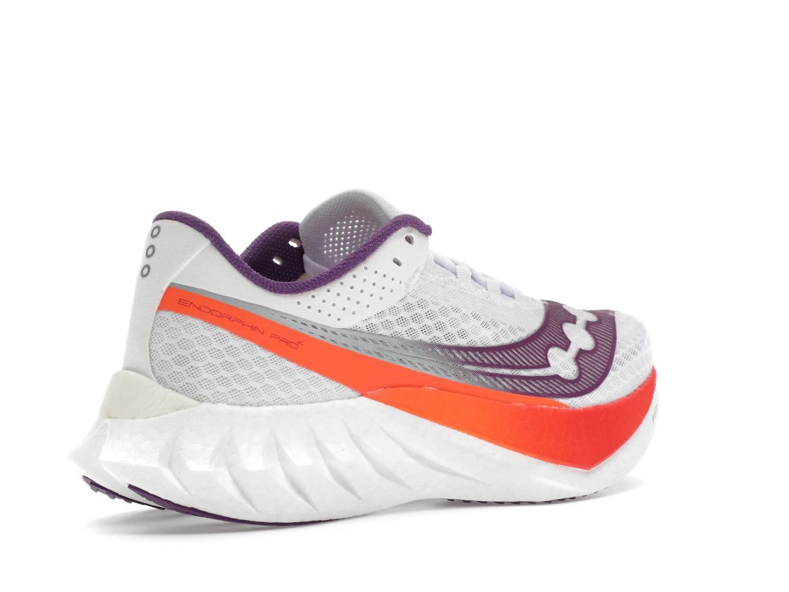 Vue 33 de Saucony Endorphin Pro 4 White Violet 
