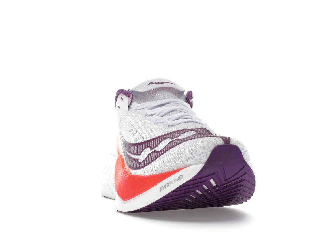 Vue 8 de Saucony Endorphin Pro 4 White Violet 