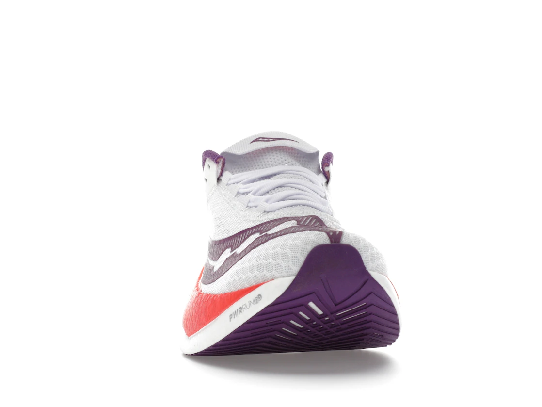 Vue 9 de Saucony Endorphin Pro 4 White Violet 