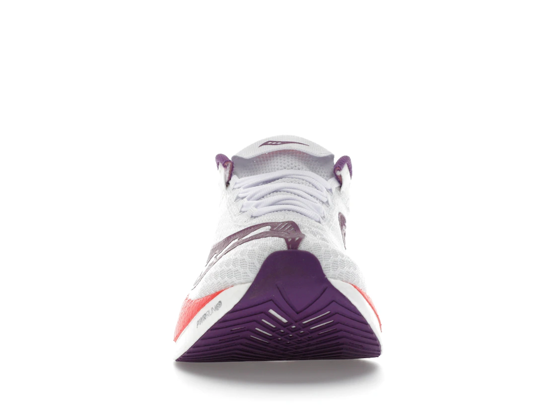 Vue 10 de Saucony Endorphin Pro 4 White Violet 