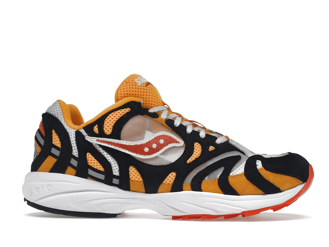 Vue 2 de Saucony Grid Azura 2000 Orange