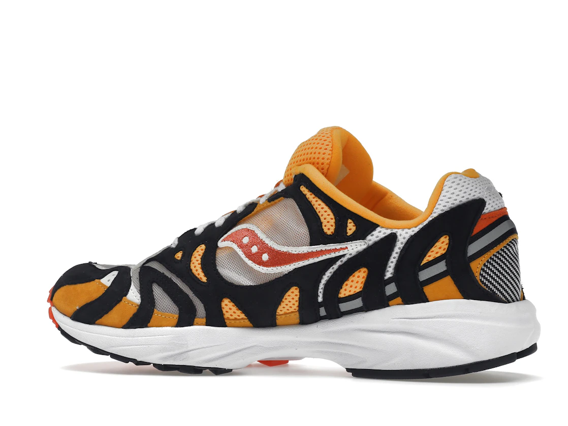 Vue 21 de Saucony Grid Azura 2000 Orange