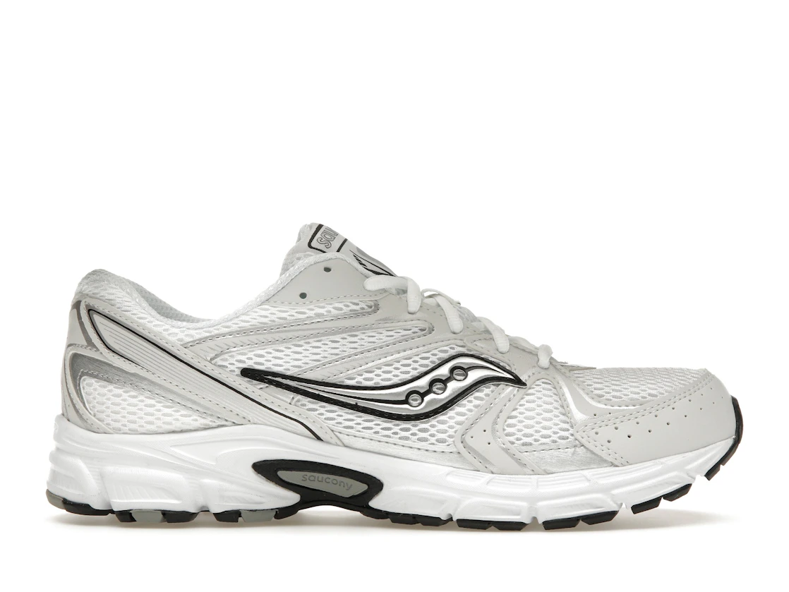 Vue 1 de Saucony Grid Ride Millennium White Silver