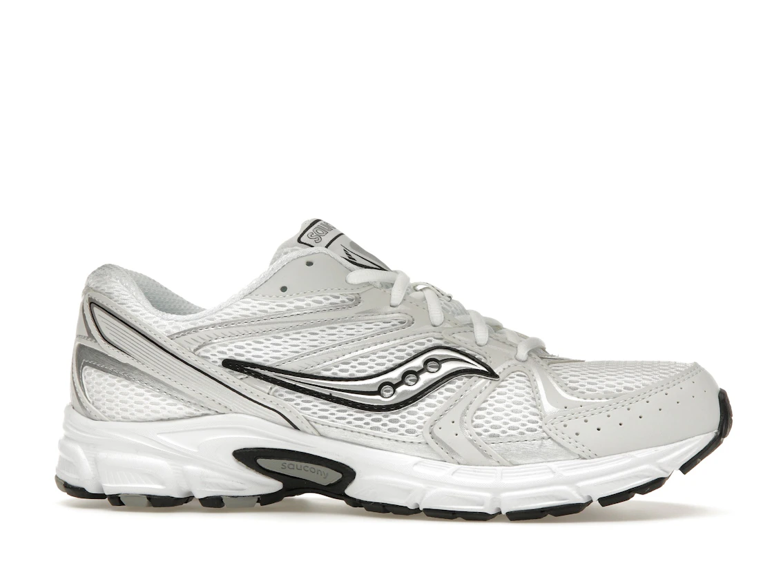 Vue 2 de Saucony Grid Ride Millennium White Silver