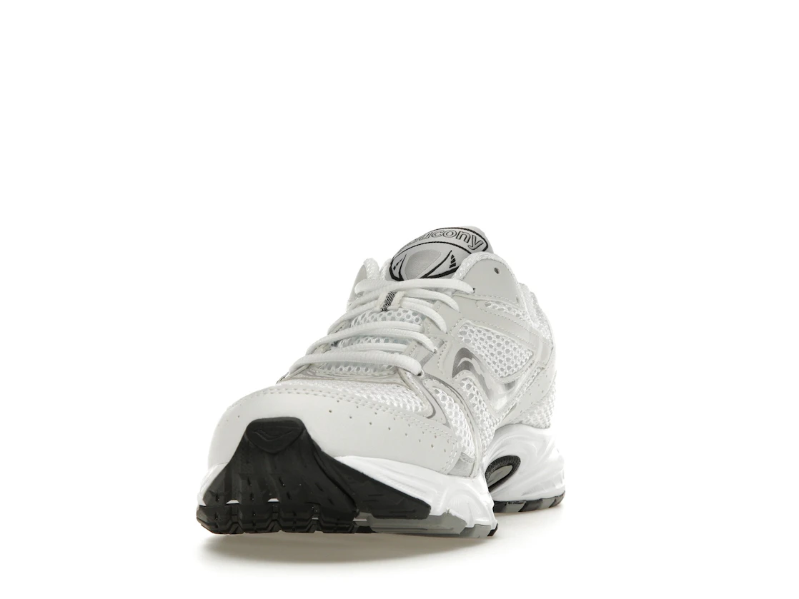Vue 12 de Saucony Grid Ride Millennium White Silver