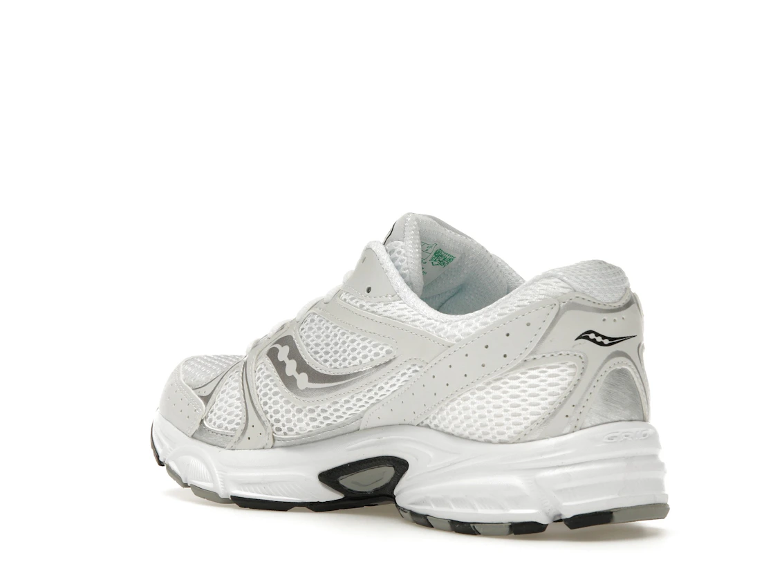 Vue 24 de Saucony Grid Ride Millennium White Silver