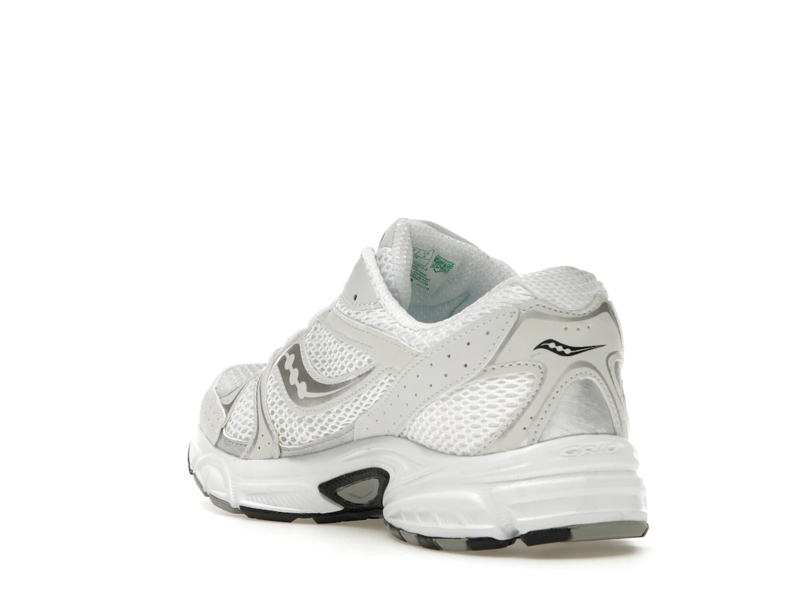 Vue 25 de Saucony Grid Ride Millennium White Silver