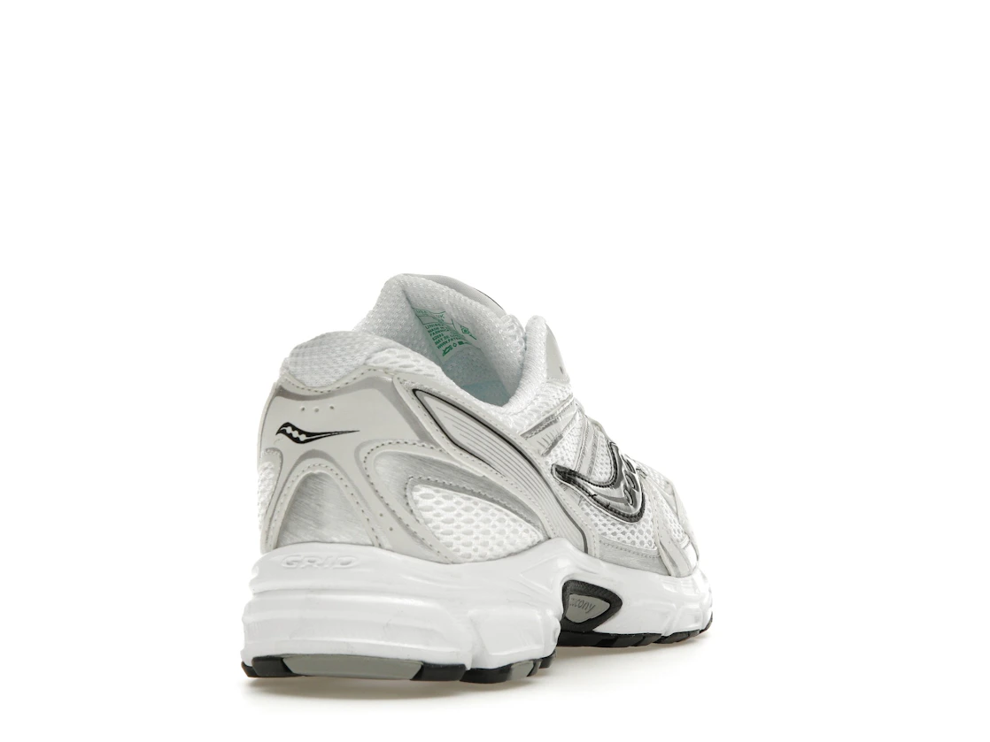 Vue 30 de Saucony Grid Ride Millennium White Silver