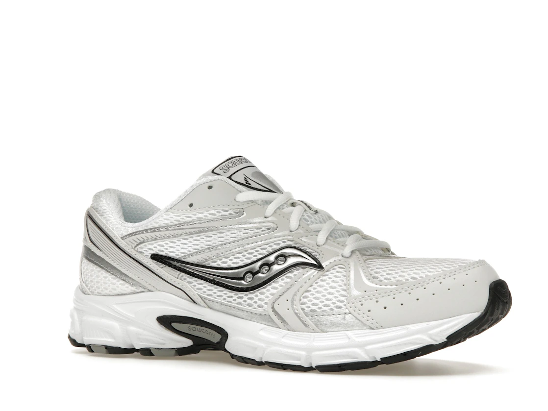 Vue 4 de Saucony Grid Ride Millennium White Silver