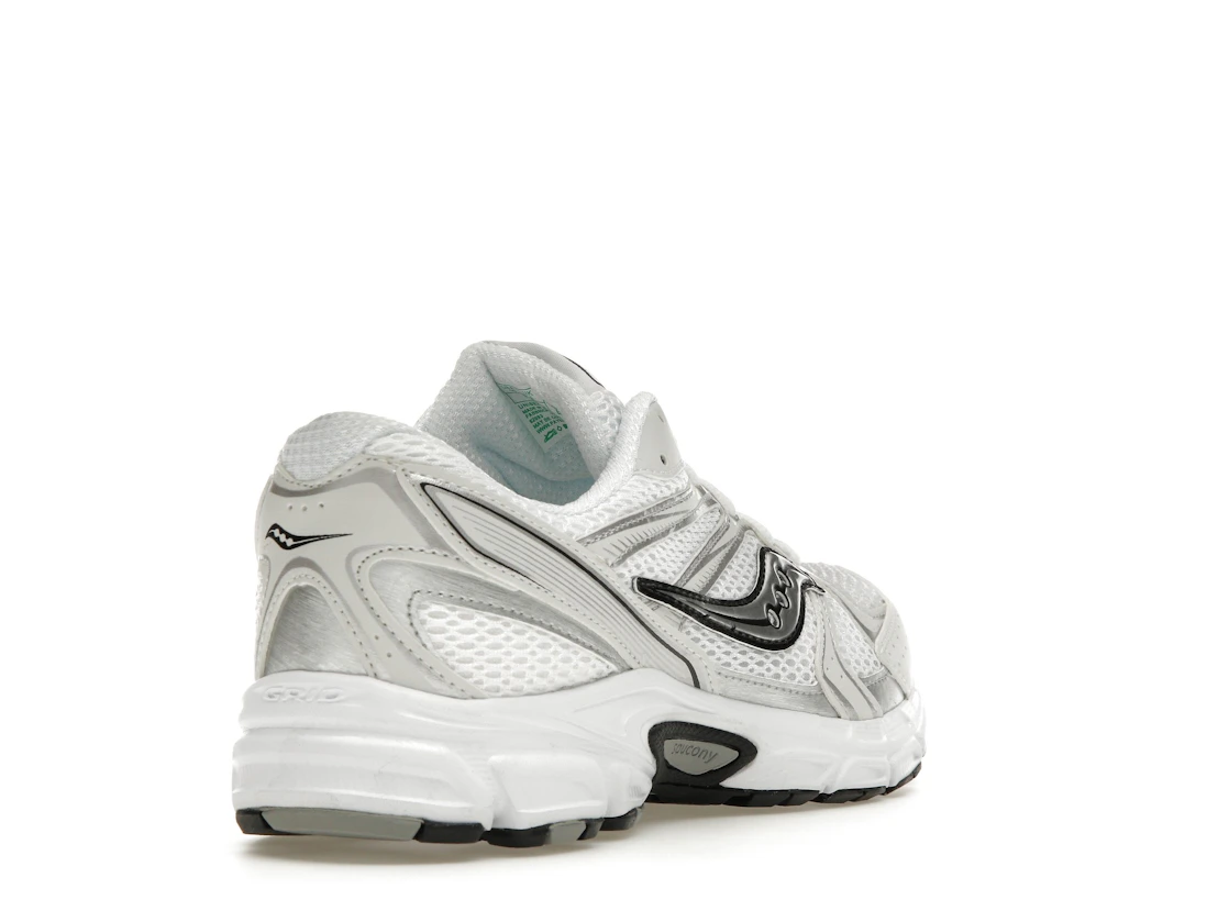 Vue 31 de Saucony Grid Ride Millennium White Silver