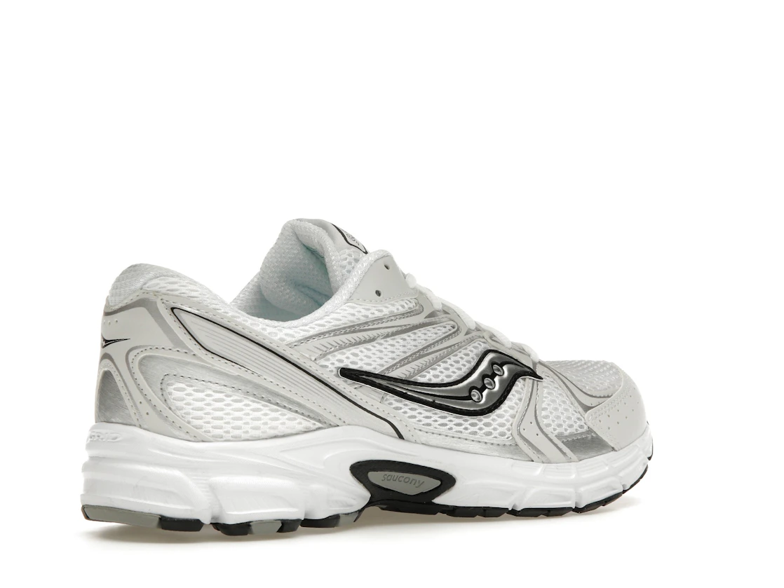 Vue 33 de Saucony Grid Ride Millennium White Silver