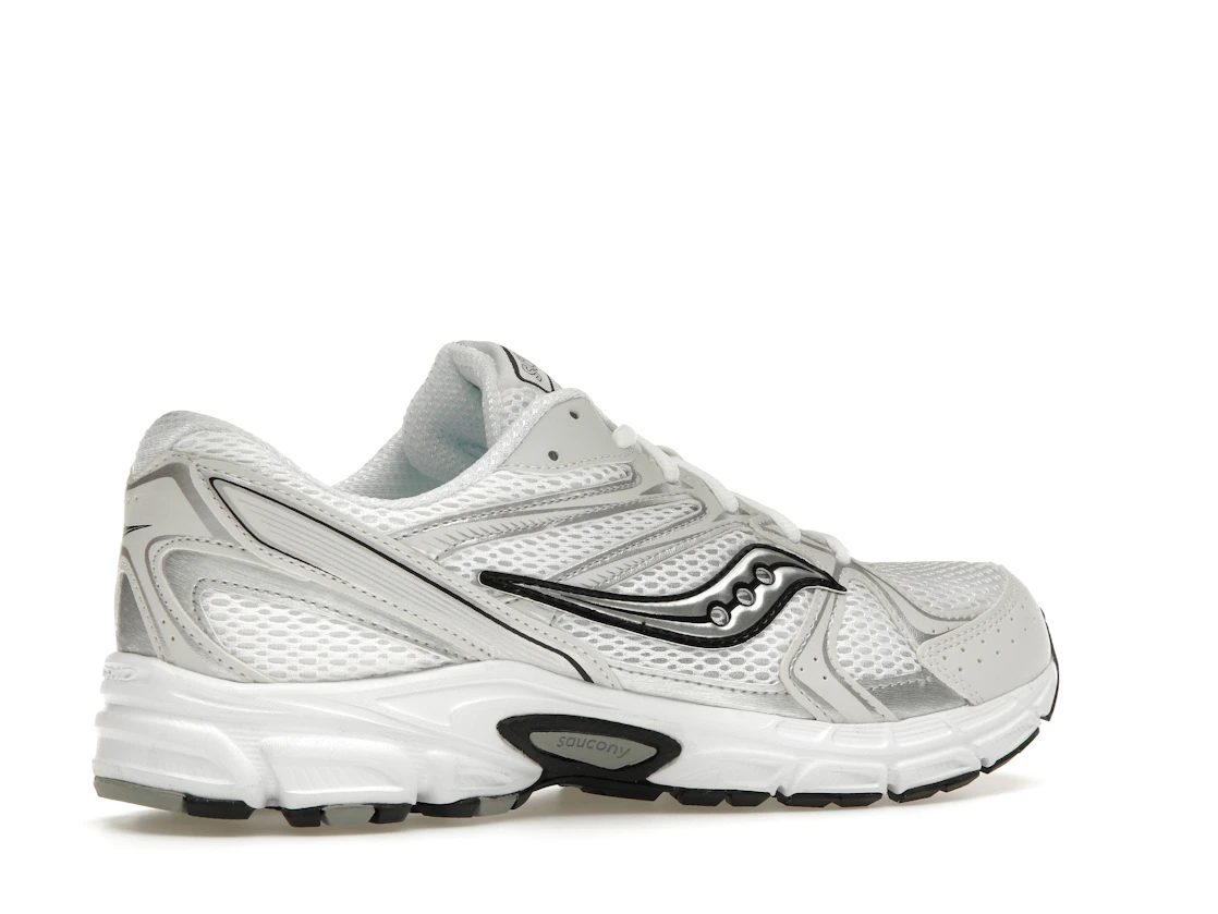 Vue 34 de Saucony Grid Ride Millennium White Silver