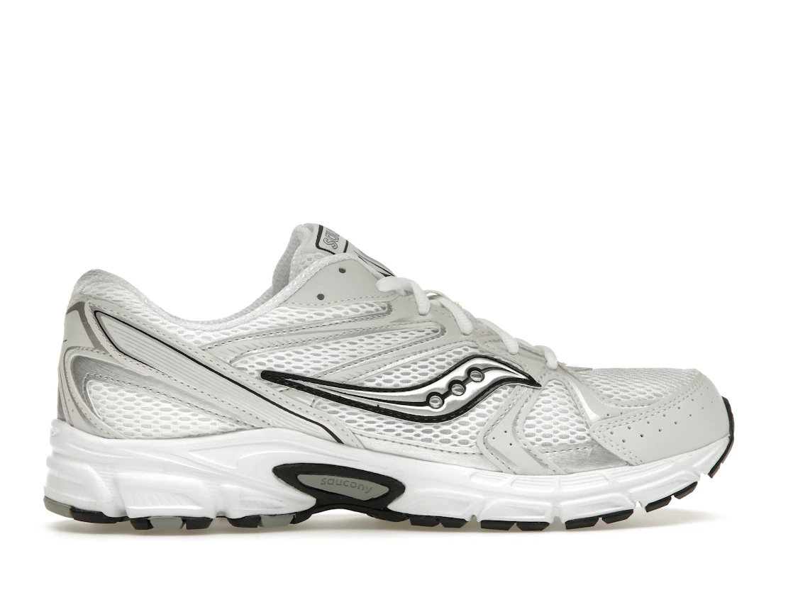 Vue 36 de Saucony Grid Ride Millennium White Silver