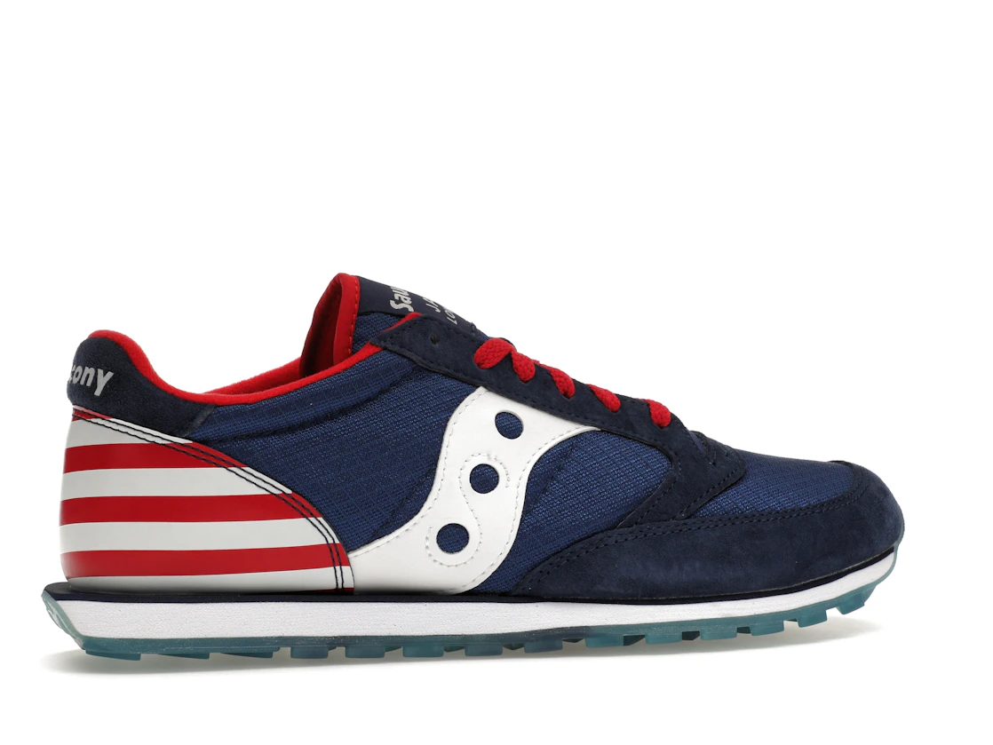 Vue 35 de Saucony Jazz Low Pro Stars & Stripes