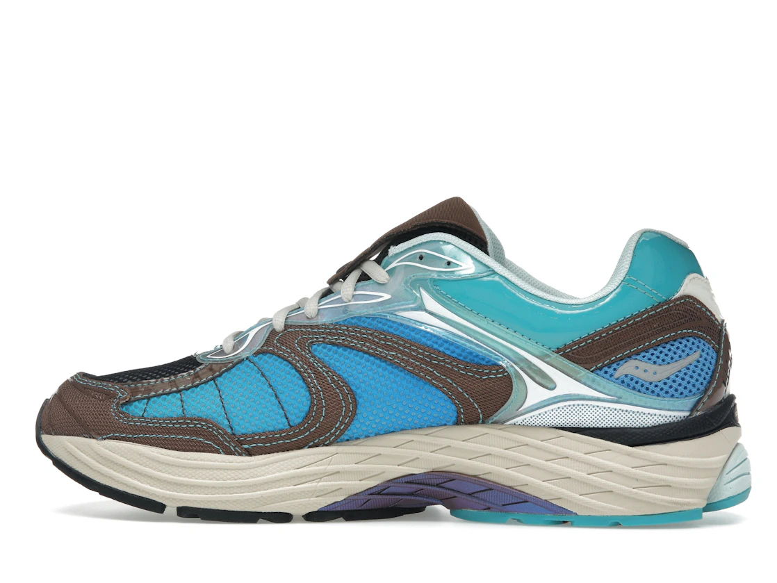 Vue 20 de Saucony ProGrid Omni 9 Footpatrol Blue Brown