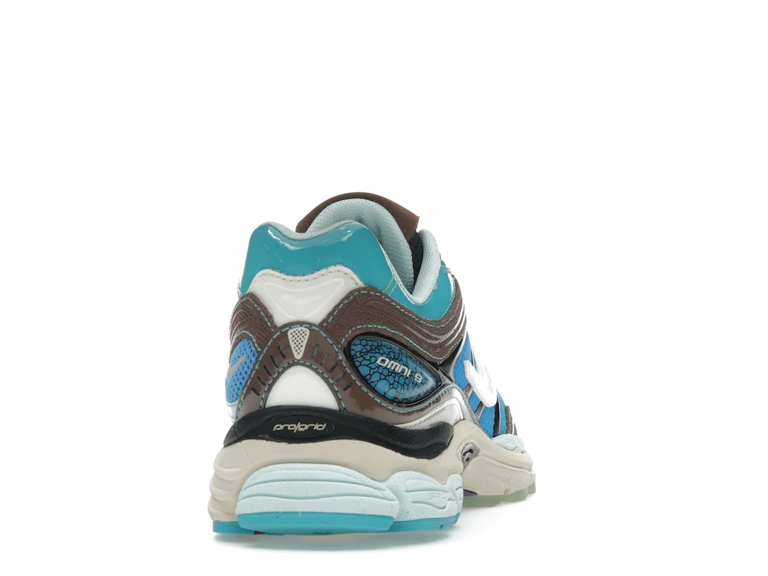 Vue 29 de Saucony ProGrid Omni 9 Footpatrol Blue Brown