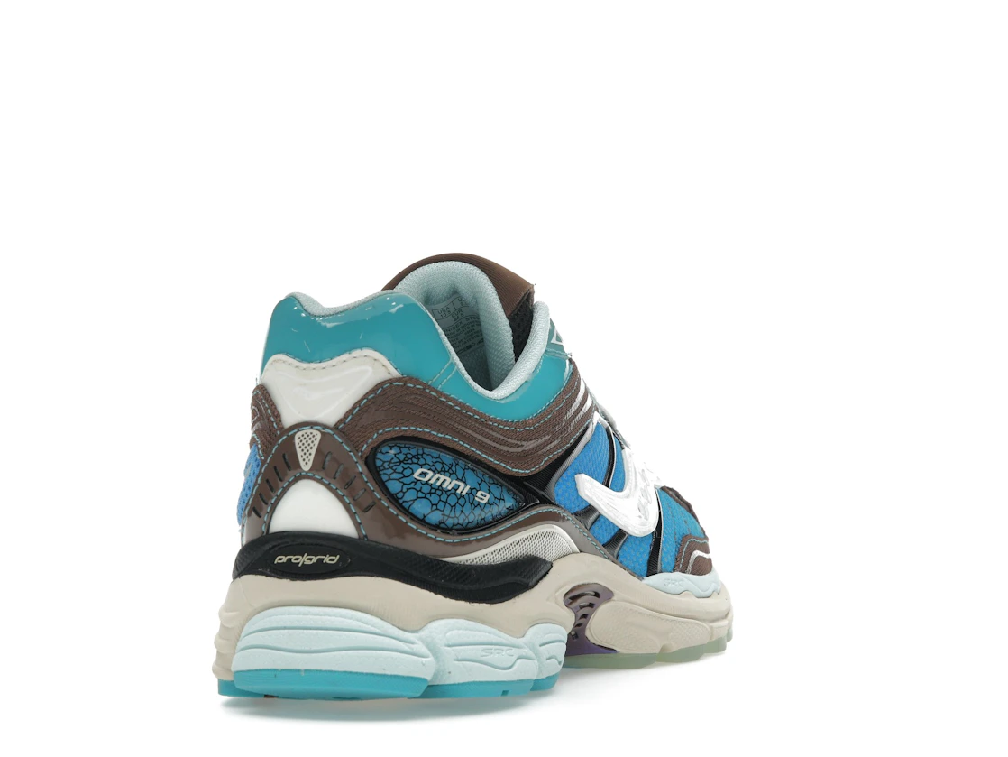 Vue 30 de Saucony ProGrid Omni 9 Footpatrol Blue Brown