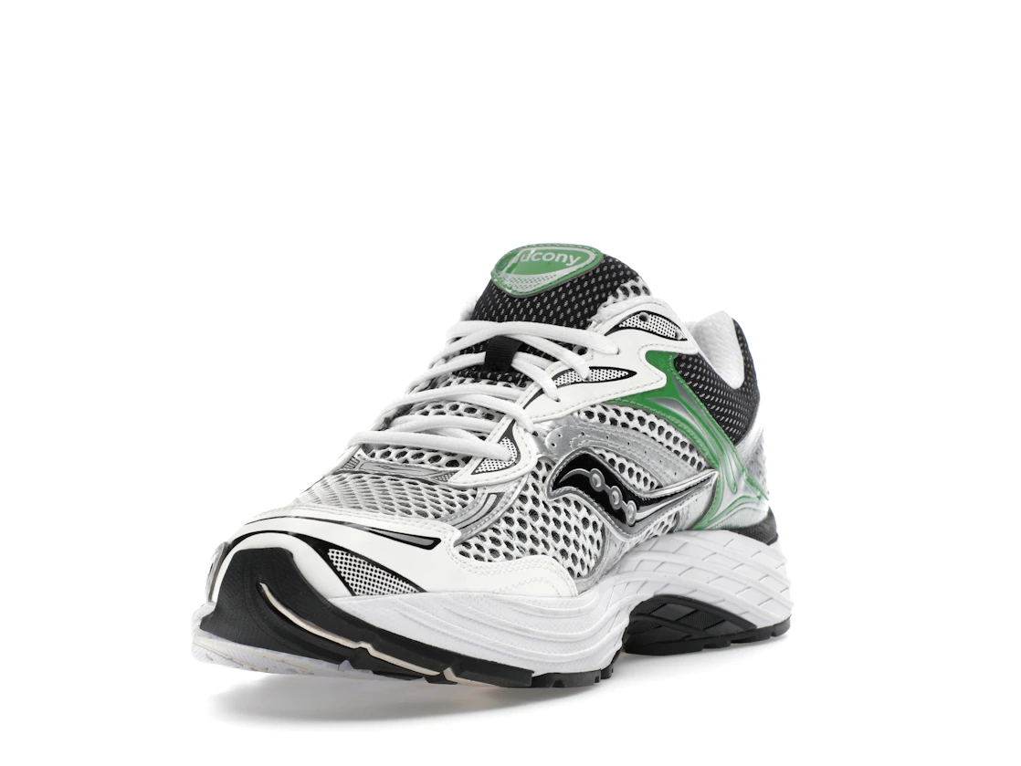 Vue 13 de Saucony ProGrid Omni 9 Silver Green