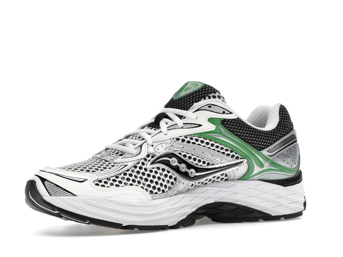 Vue 16 de Saucony ProGrid Omni 9 Silver Green