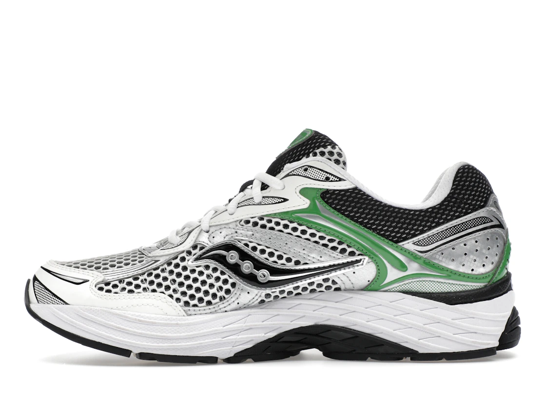 Vue 19 de Saucony ProGrid Omni 9 Silver Green